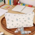 thumbnail image 6 of Summer Saving!Back_to_School Supplies Under $1 dollars!Special Pencil Case Pouch, High-Appearance Fresh Floral Pencil Bag Cute ish Storage Bag Large CapacityStationery Organizer Pouch, B, 6 of 7