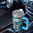 thumbnail image 2 of Camouflage 40oz Tumbler– Stainless Steel Insulated Tumbler with Handle and Straw, Large Capacity Travel Cup for Hot & Cold Drinks, 2 of 6