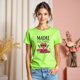 thumbnail image 3 of Playera Madre Solo Hay Una y Como La Mia Ninguna – El Regalo Perfecto para la Mejor Mamá del Mundo Color Verde Lima Talla Extra Grande Marca Emil SaEs, 3 of 4