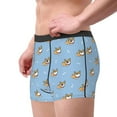 thumbnail image 2 of Pofeuu Cute Cartoon Corgi Print Men’s Boxer Briefs, Moisture-Wicking Underwear, Regular,Trunk-Medium, 2 of 5
