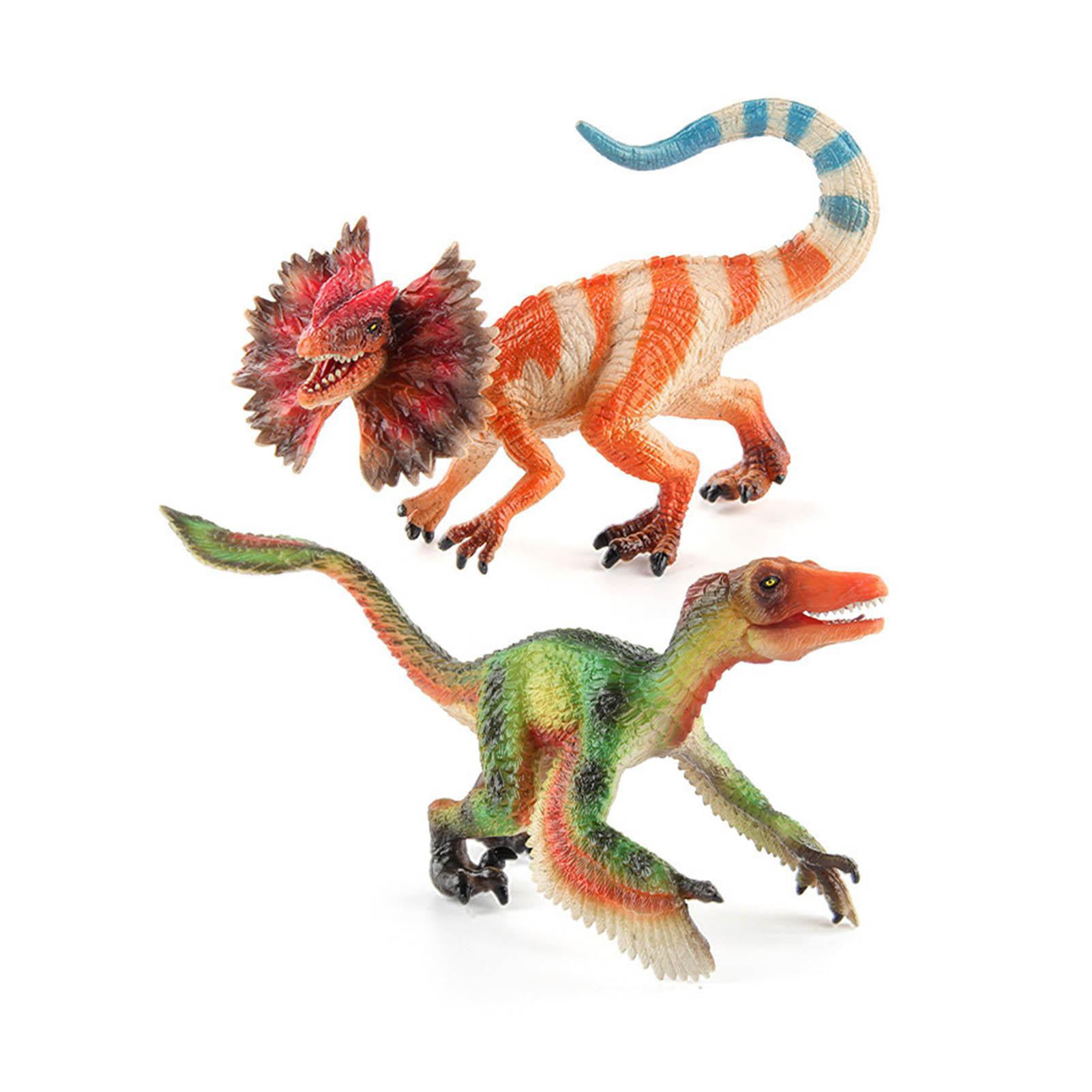 Dilophosaurus Dinosaur Toy Figure Realistic Model Christmas Gift for Boy Kids 