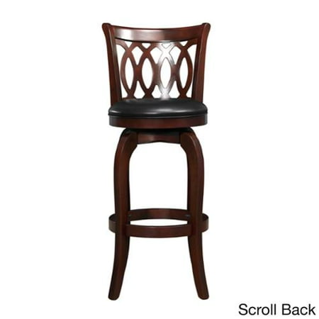 Tribecca Home Verona Cherry Swivel 29-inch Barstool - Walmart.com - Tribecca Home Verona Cherry Swivel 29-inch Barstool - Walmart.com