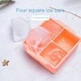 thumbnail image 2 of HomeLife Silicone Ice Cube Trays with Removable Lids Square Ice Mold BPA-Free Easy Release Stackable Large Ice Maker for Whiskey Cocktail, 2 of 13