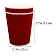 thumbnail image 2 of Milisten 20Set New Year Paper Cup High-end Red Waterproof Paper Disposable, 2 of 5