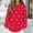 Red, variant on ISUHAZBO Womens Knit Pullover Sweater Polka Dot Crew Neck Long Sleeve Sweater Basic Casual Daily Wear Loose Fit Fall Winter Clothes M
