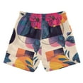 thumbnail image 7 of FORMRS Boys Swim Trunks Quick Dry Mesh Liner Boardshorts Sizes XS-XL, Flowers Pattern Style, 7 of 7