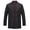 Black, variant on Chef Jacket Button Closure Front Pocket Long Sleeves Stand Collar Lint-free Cooking Clothes Catering Kitchen Chef Uniform Custom for Everyday Life