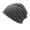 Gray, variant on Womens Head Scarf Solid Color Fashionable And Thick Warm Ear Protection Hood Dark Gray