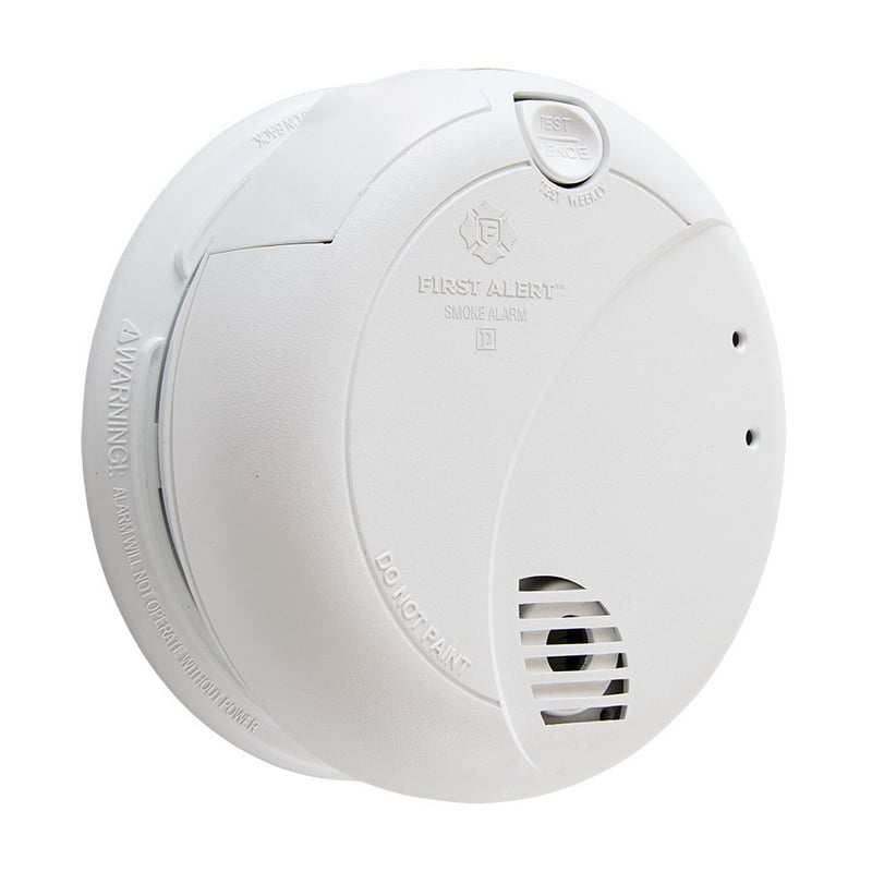 Fast Fix Photoelectric Mains Fire Detector Interconnectable Smoke Alarm With 9V 