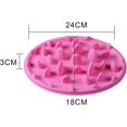 thumbnail image 3 of Cuenco de silicona antideslizante y sin BPA, sin borde, para perros y gatos, ideal para una alimentación saludable y una digestión lenta., 3 of 5