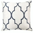 thumbnail image 1 of Paxton Feather and Down Throw Pillow In Cobalt Jacquard Fabric, 1 of 1