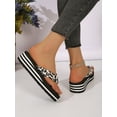 thumbnail image 5 of Women's Fashionable Leopard Print Slippers, Versatile, 5 of 5
