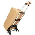 thumbnail image 5 of FCH Folding Hand Truck Aluminum Portable Folding Hand Cart 165lbs Capacity Hand Cart and Dolly Ideal for Home, Auto, Office,Travel Use,Black, 5 of 13
