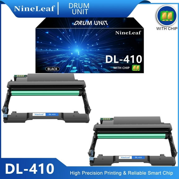 NineLeaf DL-410 Compatible Drum Unit Replacement for Pantum DL-410 Imaging Drum DL410 to use for M7102DW P3012DW M6800FDW M7100DW M7200FDW M6802FDW M7102DN M7202FDW(2 Pack)