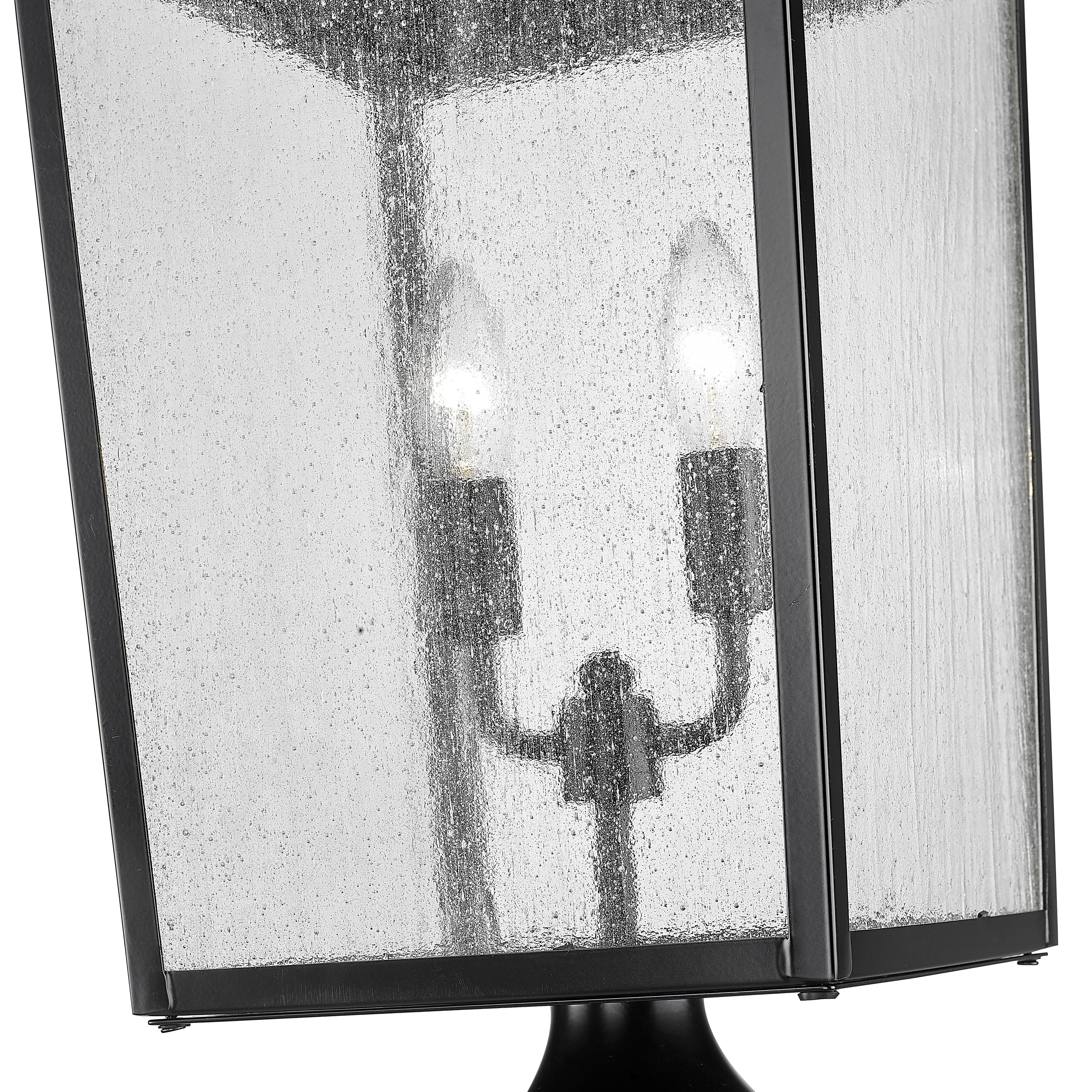 Millennium Lighting 42654 Devens 2 Light 24" Tall Outdoor Single Head Post Light - Black