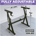 thumbnail image 2 of Liquid Stands Piano Keyboard Stand & Bench Set - Portable Sturdy Metal Stand for 54-88 Key & Piano Chair, 2 of 7