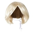 thumbnail image 2 of Pet Cosplay Wig for Dogs & Cats, Funny Straight Hair Wig, Black Brown Pet Costume Headwear, Halloween Christmas Party Festival Cosplay Accessories, Fit Small Medium Large Dogs, 2 of 9