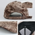 thumbnail image 6 of TONKBEEY Velvet Baseball Cap Solid Color Sun Protection Outdoor Sports Snapback Dad Hat, 6 of 19