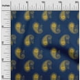 thumbnail image 1 of oneOone Polyester Lycra Fabric Paisley Block Print Fabric BTY 56 Inch Wide, 1 of 1