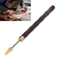 thumbnail image 4 of Bolígrafo de Tinte de borde de cuero ANGGREK Diseño de Bambú Doble Cojinete Exterior, 4 of 8