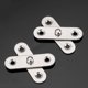 thumbnail image 2 of Bisagras de la puerta de 20 piezas Bisagras escondidas Bisagras rotatorias Bisagras de pivote para muebles, 2 of 6