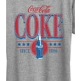 thumbnail image 3 of Coca-Cola - 90S Coke Collegiate Design - Womens Short Sleeve Graphic T-Shirt, 3 of 5