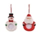 thumbnail image 1 of Matsuzay 2 piezas marco de fotos de Navidad colgante arcilla fiesta vacaciones comedor Hotel sala de estar chimenea decoración ornamento Kits de decoración para fiestas, 1 of 6