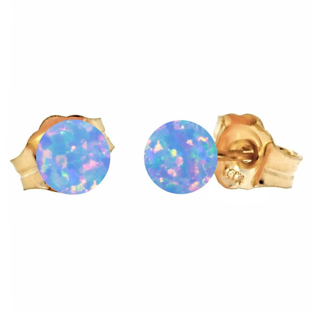Red Opal Heart EarringHeart Opal StudsSterling SilverEveryday JewelryMade In USA