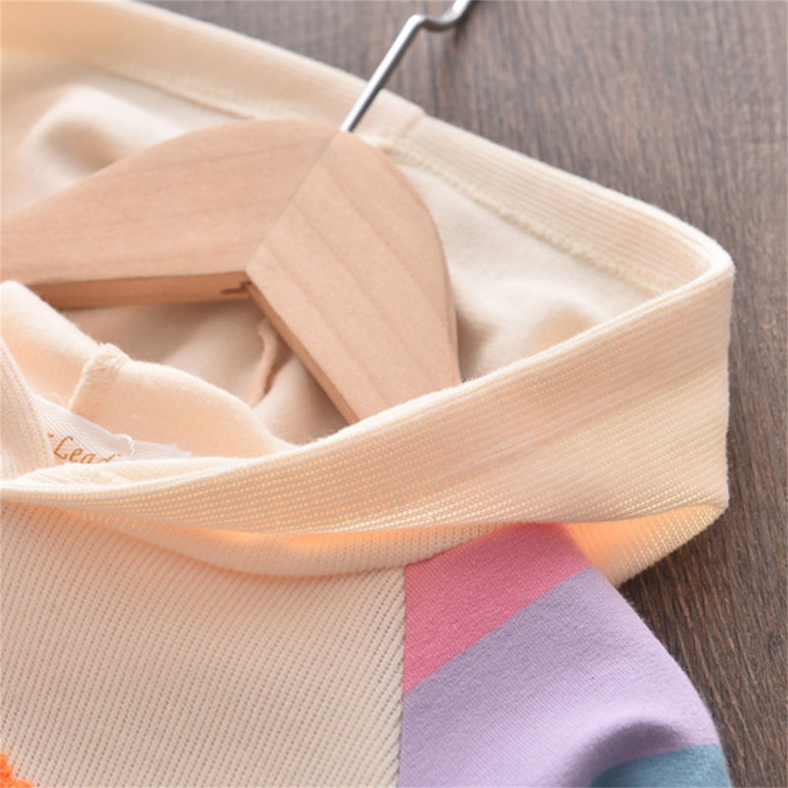 New Summer Girls Dresses Toddler Kid Baby Girls Casual Hoodie Sweatshirt Dresses Rainbow Knitted Embroidery Princess Ruffle Dress