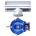thumbnail image 3 of BR Válvula de descarga turbo de palanquilla de aluminio Tipo de tubo de brida de 2,5 pulgadas RS Universal SDDBOVGRSBL FPG250 (azul), 3 of 10