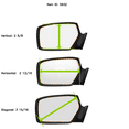 thumbnail image 5 of 5932 Compatible with 21-23 Ford F-150 Left Driver Side Mirror Glass with Silicone Adhesive without Backing Plate, 5 of 6