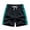 Green, variant on Satingcolo Men's Fashion Athletic Color Block Shorts, Loose Elastic Waist Casual Summer Beach Shorts with Pockets