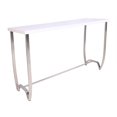 thumbnail image 2 of Topline Home Furnishings White Lacquer Sofa Table, 2 of 4