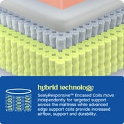 Sealy Dreamlife 14” King Hybrid Mattress-in-a-Box, Adult