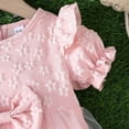 thumbnail image 6 of Summer Sweet Short Sleeved Small Floral Dresses Princess Style Girls Dress Stylish Dailywear 2-3 Y, 6 of 8