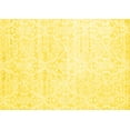 thumbnail image 1 of Ahgly Company Machine Washable Indoor Rectangle Solid Yellow Modern Area Rugs, 5' x 8', 1 of 4