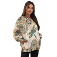 thumbnail image 3 of Yuyamidu Oversized Novelty Sweatshirts for Womens Flower Dragonfly Loose Crewneck Pullover Women's Fashion Hoodie Sweatshirts with Pockets Casual Workout Tops Long Sleeve Shirts Clothing, 3 of 7