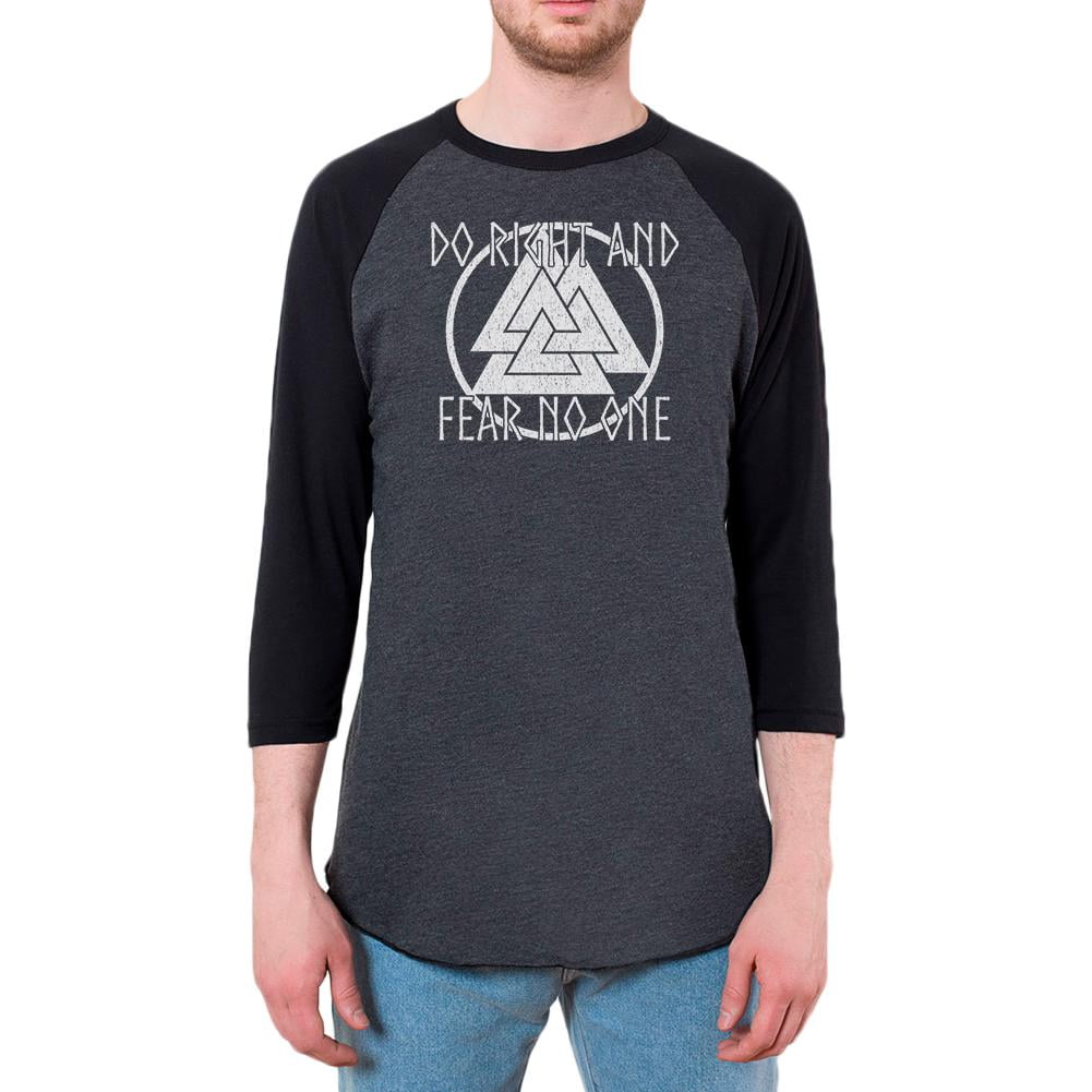 Valknut Viking Odin Mens Raglan 