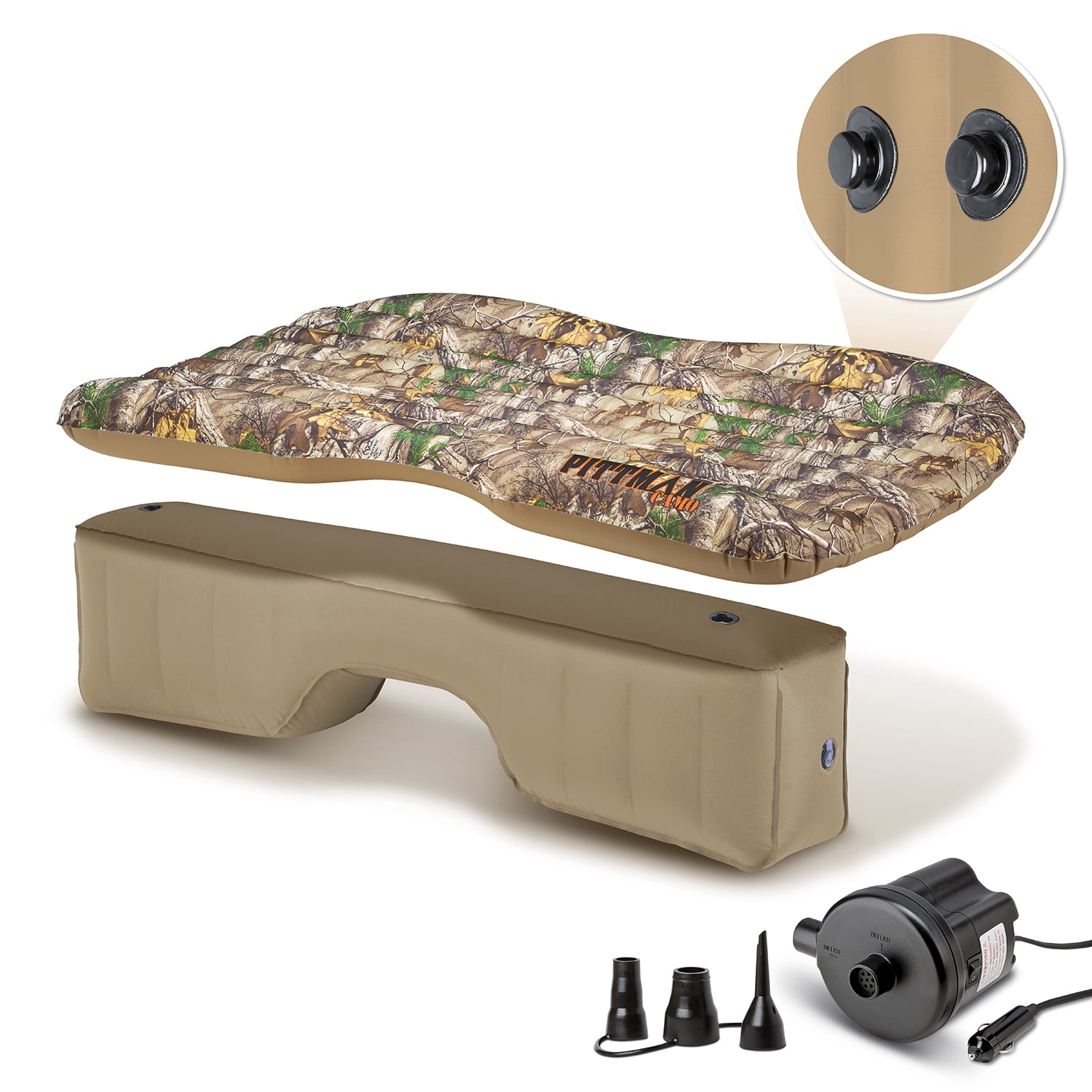 Pittman Outdoors Airbedz Rear Seat Truck Air Mattress Full-size - 60" wide - fits SUV's & Full-size trucks