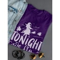 thumbnail image 3 of Tonight We Fly Happy Halloween T-Shirt Women -Image by Shutterstock, Female XX-Large, 3 of 4