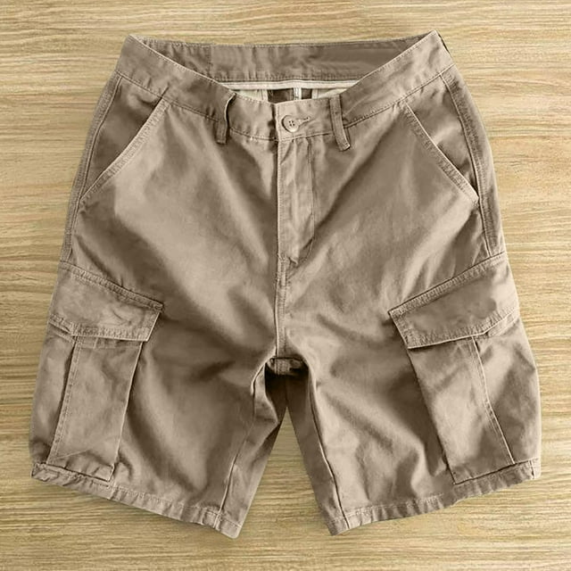 Weiqiqre Shorts de Randonnée pour Femmes en Solde, Shorts Cargo Décontractés d'Été pour Femmes avec Poches, Couleur Unie, Rabais