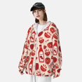 thumbnail image 3 of Lsque Tomatoes UPF 50+ Lightweight Sun Protection Men's Women's Long Sleeve Shirt, Hoodie Performance -X-Large, 3 of 9