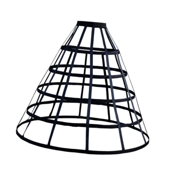 QSTDGVPW Cage Hoop Skirt Petticoat Crinoline Underskirt Pannier Cage Pannier for Prom