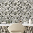 thumbnail image 2 of Ambesonne Tropical Peel & Stick Wallpaper for Home, Exotic Foliage Vintage Art, 13"x100", Sage Green and Grey Yellow, 2 of 5
