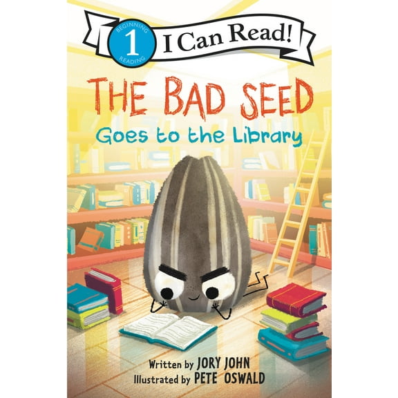 I Can Read Level 1 The Bad Seed Goes to the Library, (Paperback)
