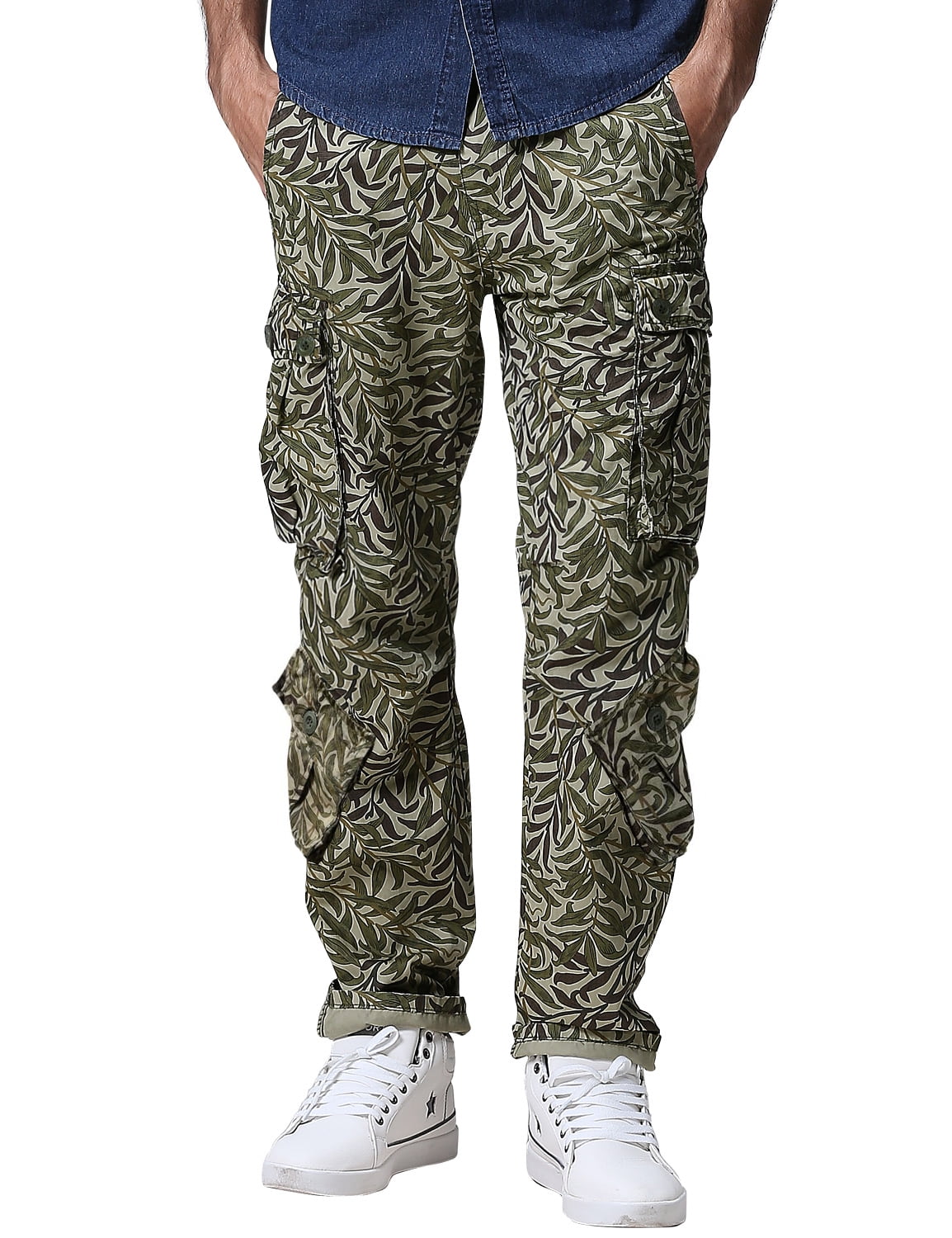 Matchstick Men's Camouflage Cargo Pants Outdoors Combat Loose Relaxed ...