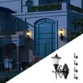 thumbnail image 3 of 5x Model Railway Train Lamp Post Street Wall Lights light ho train accessories HO Scale LEDs NEW Black, 3 of 9