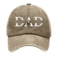 thumbnail image 3 of HNMKIU Custom Baseball Cap for Dad with Children's Names Engraved Unique Father's Day Idea from Kids Khaki,One Size, 3 of 3
