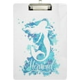 thumbnail image 1 of FMSHPON Beautiful Mermaid Silhouette Clipboard Hardboard Wood Nursing Clip Board and Pull for Standard A4 Letter 13x9 inches, 1 of 5