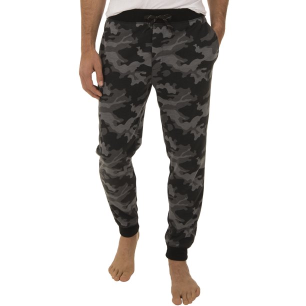 fruit of the loom men's knit poly rayon jogger lounge pant